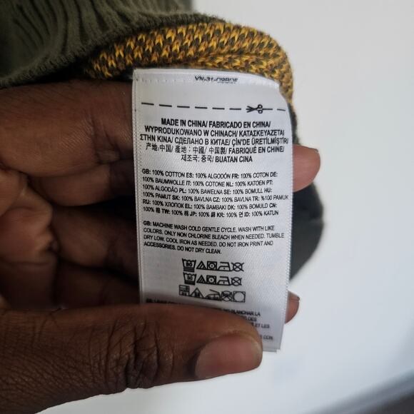 Vans Plant Harmony Dark Green Sweater Size XL - Picture 5 of 5